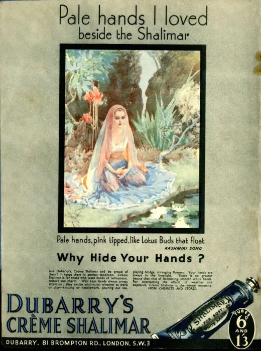 Framed Print : Advert, Dubarrys Creme Shalimar Hand Cream Advert Framed Print : Advert, Dubarrys Creme Shalimar Hand Cream Advert