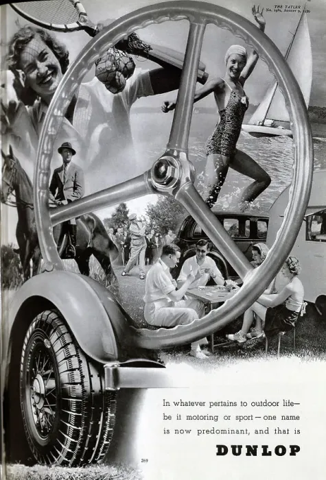 Framed Print : Advert for Dunlop Framed Print : Advert for Dunlop