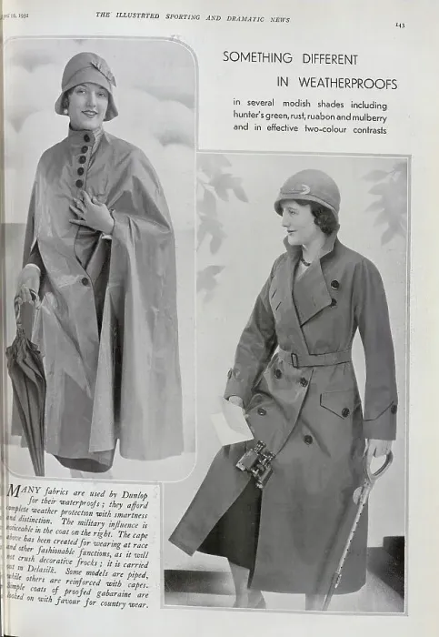 Framed Print : Advert for Dunlop Raincoats Framed Print : Advert for Dunlop Raincoats