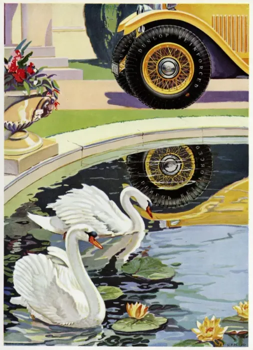 Framed Print : Advert for Dunlop tyres 1931 Framed Print : Advert for Dunlop tyres 1931