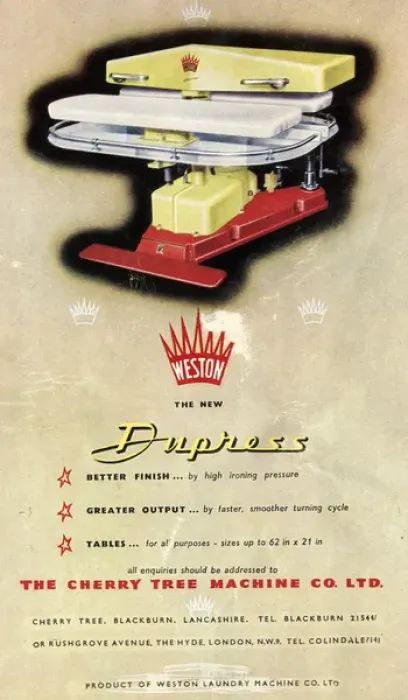 Framed Print : Advertisement for Dupress Laundry Press Framed Print : Advertisement for Dupress Laundry Press