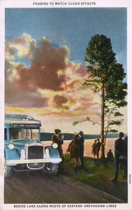 Framed Print : Advert for Eastern Greyhound Lines, Cleveland, Ohio, USA Framed Print : Advert for Eastern Greyhound Lines, Cleveland, Ohio, USA