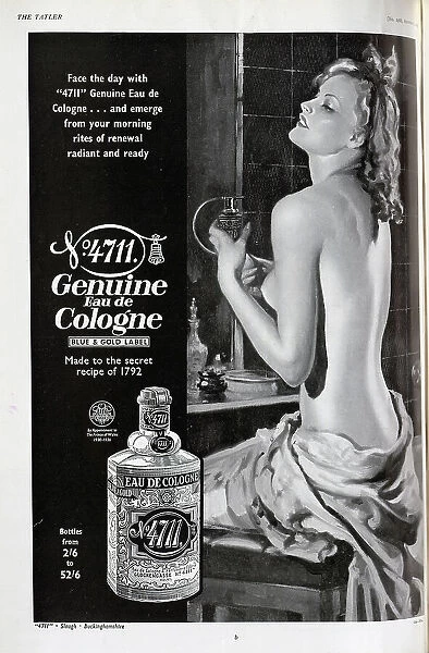 Advert for Eau de Cologne