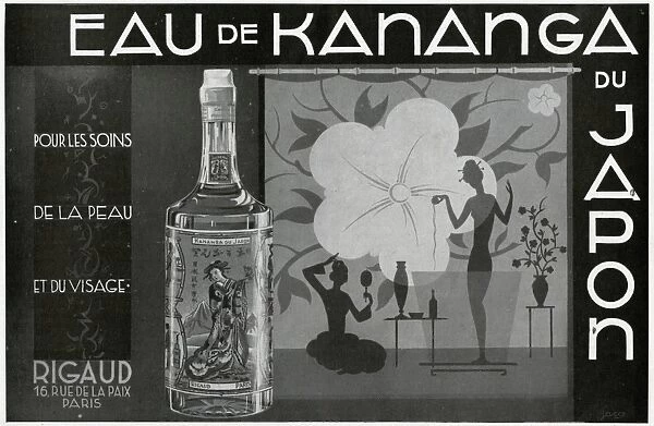 Advert for Eau de Kananga, japanese, spray