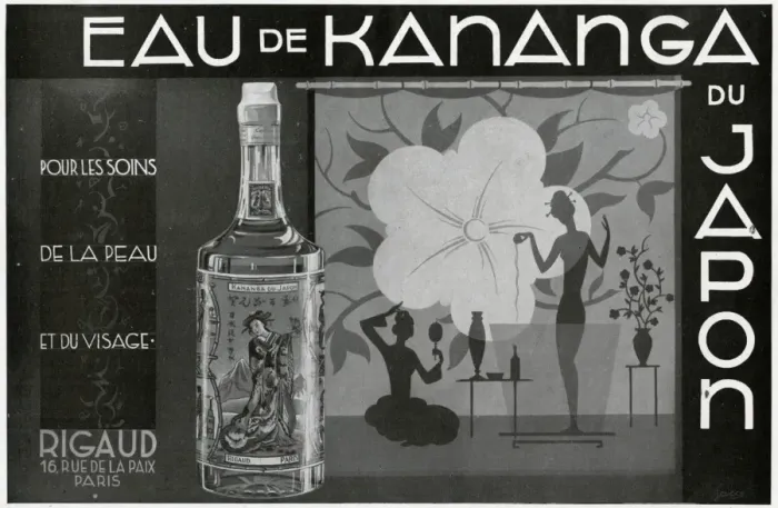 Framed Print : Advert for Eau de Kananga, japanese, spray Framed Print : Advert for Eau de Kananga, japanese, spray
