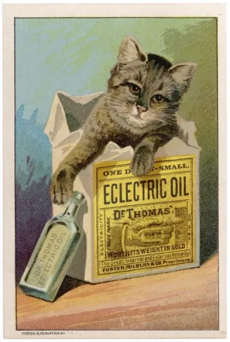 Framed Print : Advert / Eclectric Oil Framed Print : Advert / Eclectric Oil