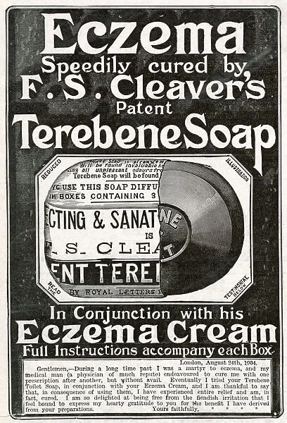 Advert for Eczema soap 1905