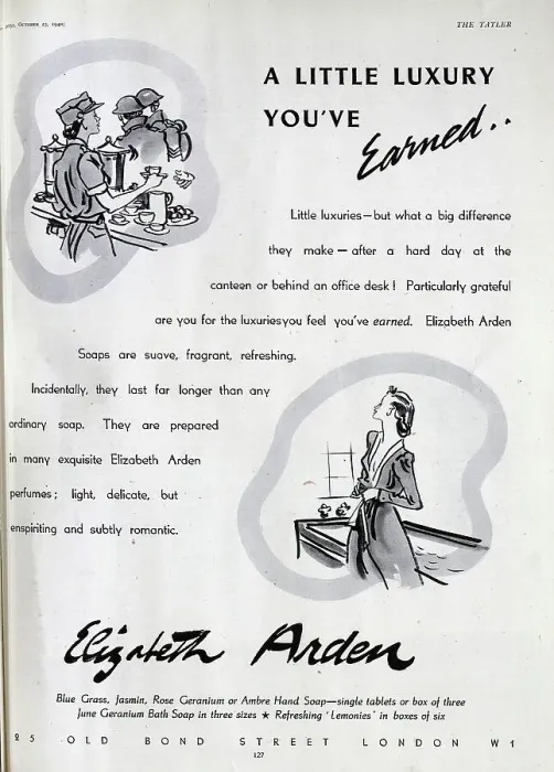 Framed Print : Advert for Elizabeth Arden Framed Print : Advert for Elizabeth Arden