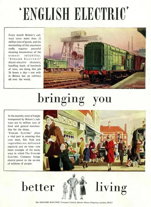 Framed Print : Advert, English Electric, bringing you better living Framed Print : Advert, English Electric, bringing you better living