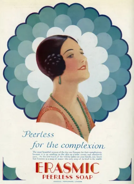 Framed Print : Advert for Erasmic soap Framed Print : Advert for Erasmic soap