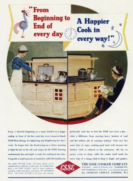 Framed Print : Advert for Esse cookers 1938 Framed Print : Advert for Esse cookers 1938