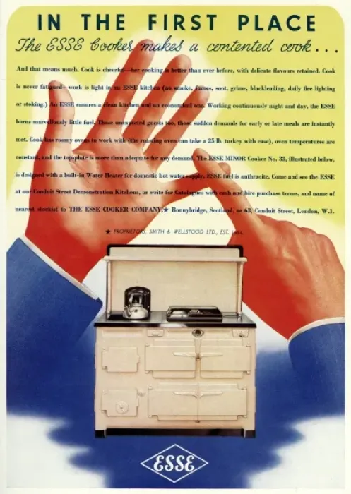 Framed Print : Advert for Esse cookers Framed Print : Advert for Esse cookers