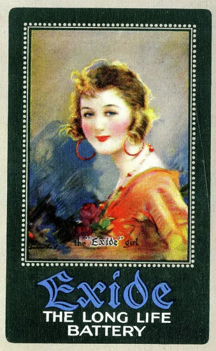 Framed Print : Advert, Exide, the long life battery Framed Print : Advert, Exide, the long life battery