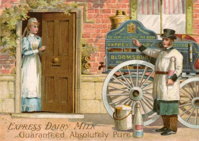Framed Print : ADVERT / EXPRESS DAIRY Framed Print : ADVERT / EXPRESS DAIRY