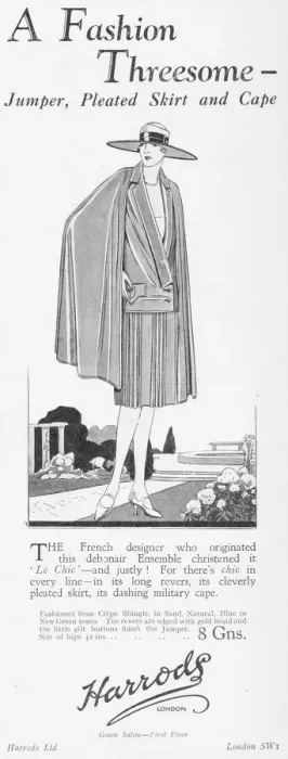 Framed Print : Advert for a French fashion ensemble called Le Framed Print : Advert for a French fashion ensemble called Le