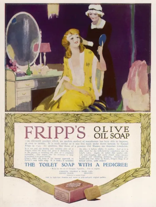Framed Print : ADVERT / FRIPPs SOAP 1921 Framed Print : ADVERT / FRIPPs SOAP 1921