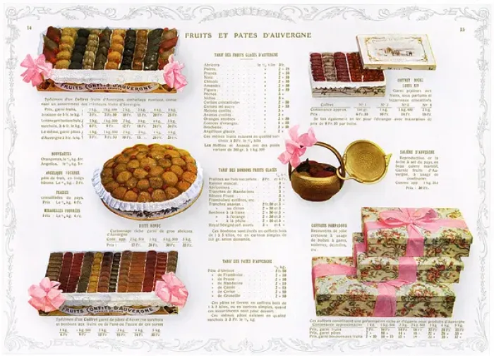 Framed Print : Advert  /  Fruit Bonbons