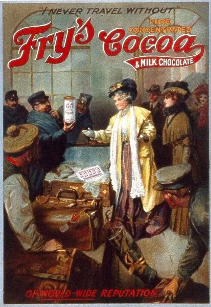 Advertisement for Frys Cocoa & Milk Chocolate