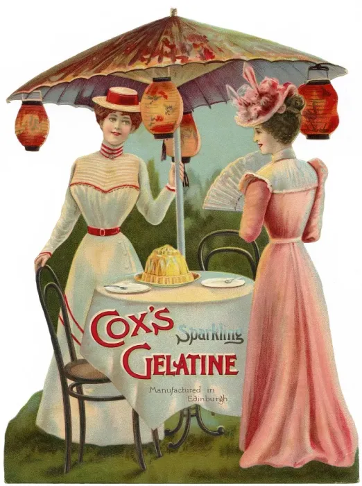 Framed Print : Advert / Gelatine / Cox s Framed Print : Advert / Gelatine / Cox s