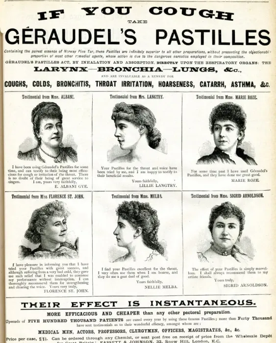 Framed Print : Advertisement for Geraudels Pastilles Framed Print : Advertisement for Geraudels Pastilles