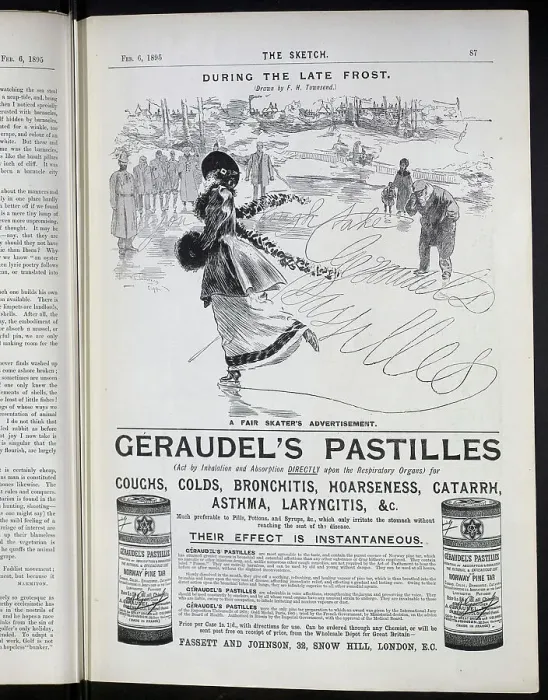 Framed Print : Advertisement for Geraudel's Pastilles Framed Print : Advertisement for Geraudel's Pastilles