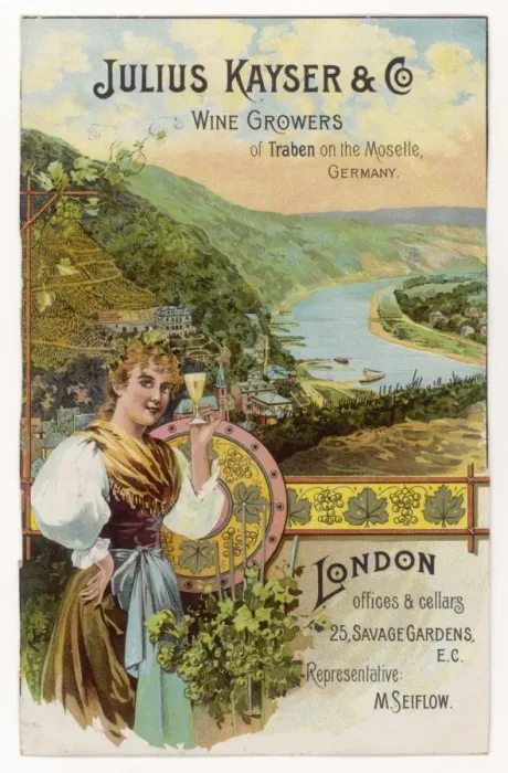Framed Print : Advert / German Wine Framed Print : Advert / German Wine
