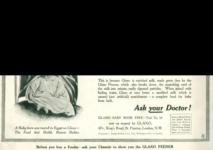 Framed Print : Advert for Glaxo baby food 1914 Framed Print : Advert for Glaxo baby food 1914