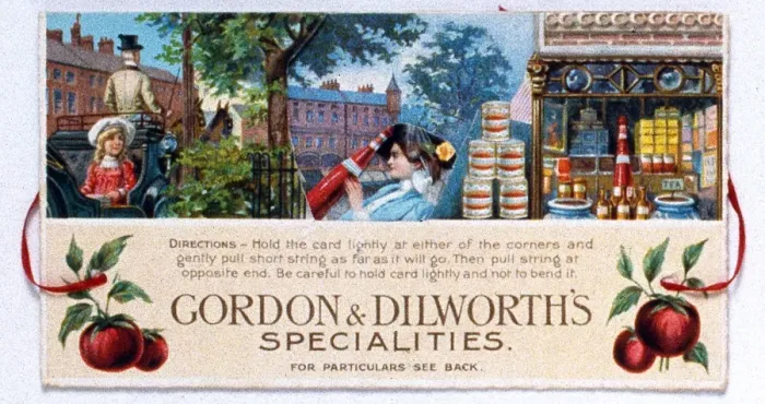 Framed Print : Advertisement for Gordon & Dilworths Specialities Framed Print : Advertisement for Gordon & Dilworths Specialities