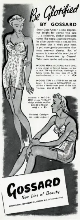 Framed Print : Advert for Gossard corset Framed Print : Advert for Gossard corset