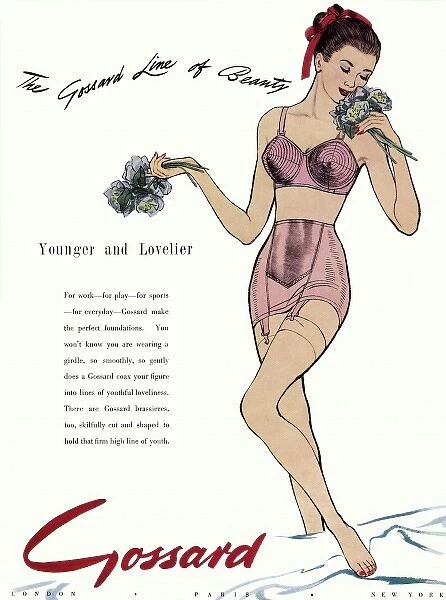Advert for Gossard underwear 1948