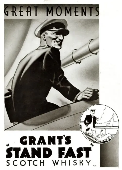 Framed Print : Advert, Grants Stand Fast Scotch Whisky Framed Print : Advert, Grants Stand Fast Scotch Whisky