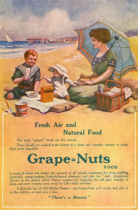 Framed Print : ADVERT / GRAPE NUTS 1913 Framed Print : ADVERT / GRAPE NUTS 1913