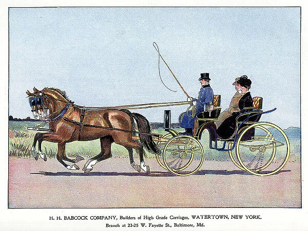 Advert, H. H. Babcock Carriage Company, New York