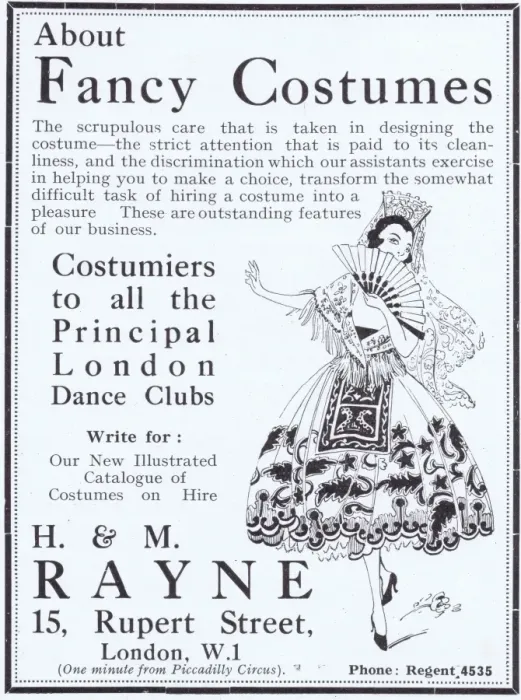 Framed Print : Advert for H & M Rayne, suppliers of Fancy costumes, London Framed Print : Advert for H & M Rayne, suppliers of Fancy costumes, London