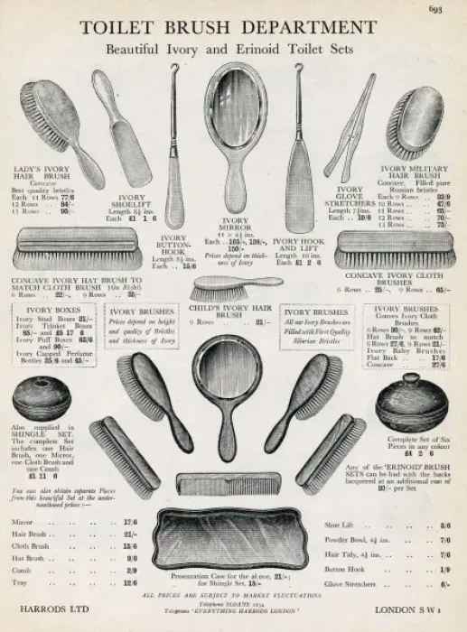Framed Print : Advert for hairbrushes Framed Print : Advert for hairbrushes