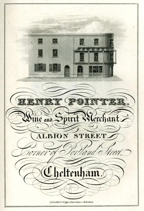 Framed Print : Advert, Henry Pointer, Wine and Spirit Merchant Framed Print : Advert, Henry Pointer, Wine and Spirit Merchant