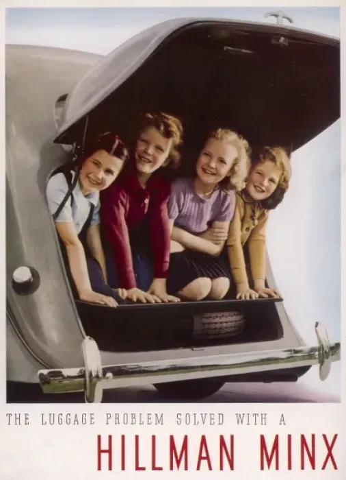 Framed Print : An advertisement for Hillman Minx Framed Print : An advertisement for Hillman Minx