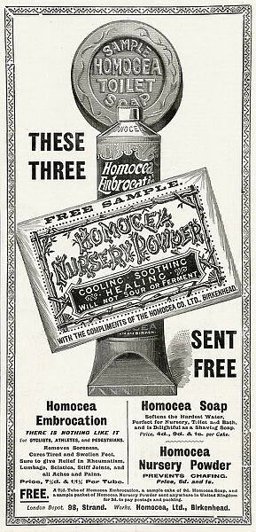 Advert for Homocea 1897