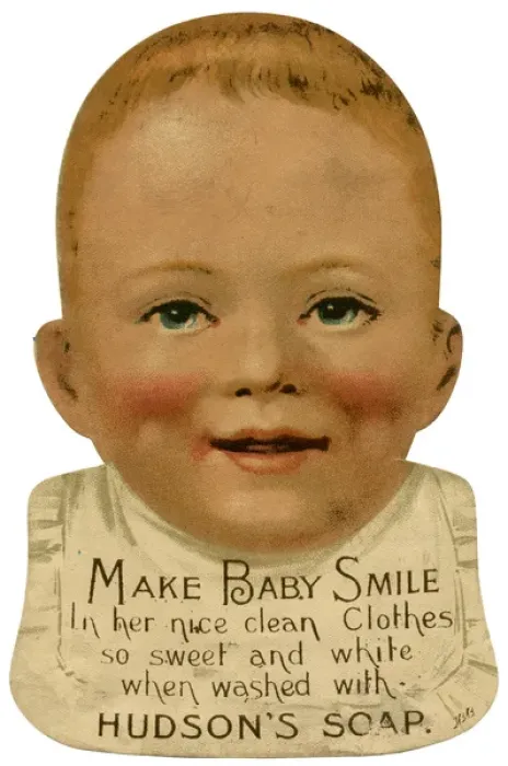 Framed Print : Advert for Hudsons Soap 1900s Framed Print : Advert for Hudsons Soap 1900s