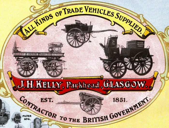 Framed Print : Advert, J H Kelly, Parkhead, Glasgow, Scotland Framed Print : Advert, J H Kelly, Parkhead, Glasgow, Scotland