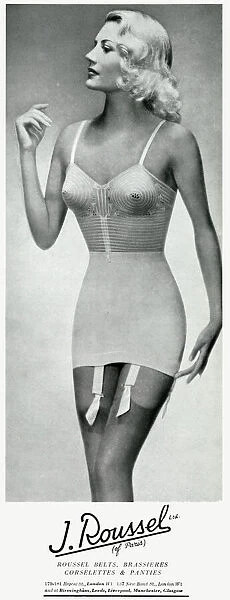 Advert for J. Roussel underwear 1949