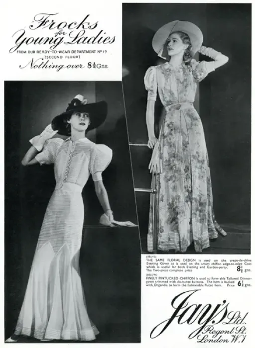 Framed Print : Advert for Jays frocks 1937 Framed Print : Advert for Jays frocks 1937