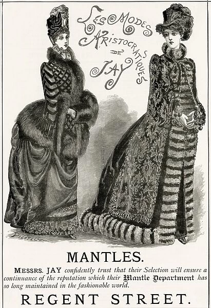 Advert for Jays womens mantles 1884