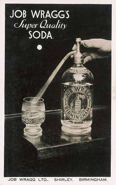 Advertisement for Job Wraggs Soda Water