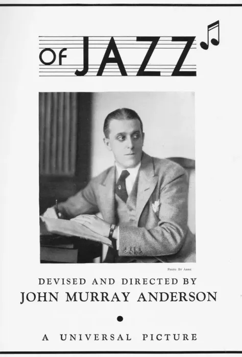 Framed Print : Advert for Johm Murray Anderson who devised Framed Print : Advert for Johm Murray Anderson who devised