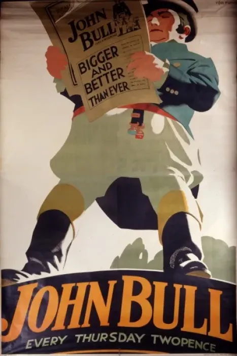Framed Print : Advertisement for John Bull Magazine Framed Print : Advertisement for John Bull Magazine