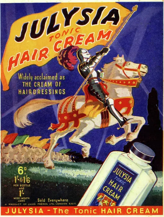 Framed Print : Advert, Julysia Tonic hair cream Framed Print : Advert, Julysia Tonic hair cream