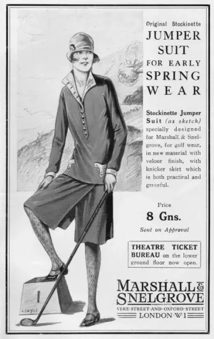 Framed Print : Advert for Jumper Suit by Marshall & Snelgrove, 1926 Framed Print : Advert for Jumper Suit by Marshall & Snelgrove, 1926