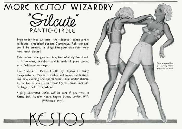 Framed Print : Advert for Kestos lingerie 1935 Framed Print : Advert for Kestos lingerie 1935