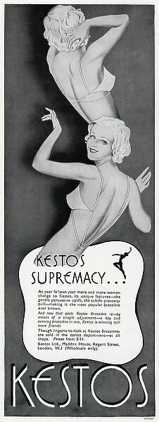 Advert by Kestos lingerie 1937